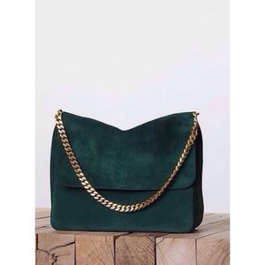 Forest green purse